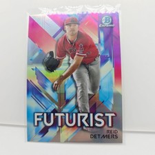 Reid Detmers Angels 2021 Bowman Chrome Futurist Baseball Card
