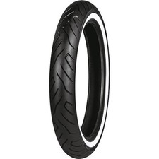 100/90-19 Shinko SR999 Long Haul Reinforced White Wall Front Tire
