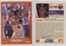 1988 Score Rookies & Traded Factory Set Craig Biggio #103T HOF