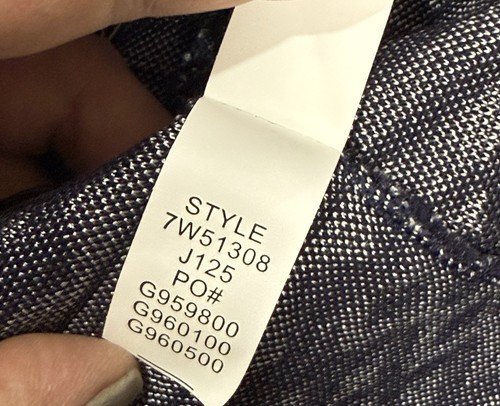 Lucky Brand Fransen Jacquard Mini Pullover Kleid Langarm Navy Gr. L Neu mit Etikett - Bild 9 von 12