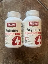 2 Bottles - Jarrow Arginine 1000 MG EXP: 5/2025