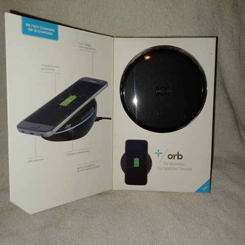 TYLT ORB Wireless Charger For Apple, Android 9W Fast-Charging Black New (ZV) - Picture 5 of 5