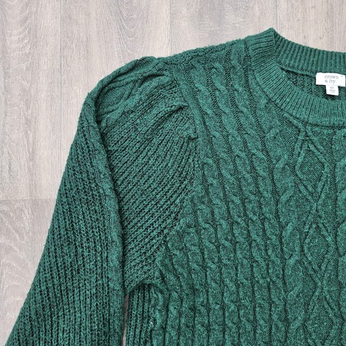 Maglione pullover Crown & Ivy donna taglia 4X verde manica lunga - Foto 2 di 9