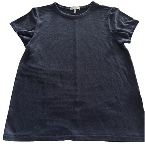 RAG & BONE Navy Stretch Tee Top L Kurzarm Modal Slim Classic Simple Capsule - Bild 1 von 6