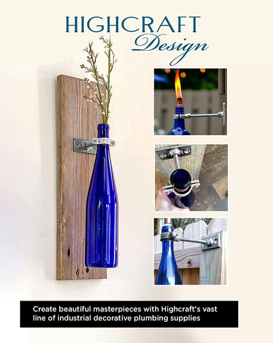 HINGG-34-10 Industrial Decor Hinged Split Ring Pipe Hanger 3/4 In.  - Picture 8 of 14