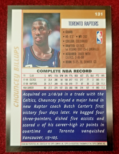 1998-99 Topps Duncan Shaq Iverson Roundball Royalty REFRACTOR Hill BGS 9.5 - Picture 179 of 411