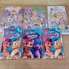My Little Pony Grab  Go Play Pack Stick N Play Activity Colorforms Lot Of 6 New