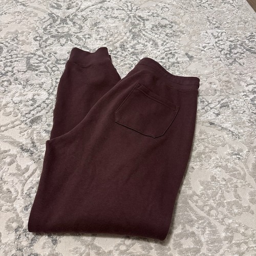 Richer Poorer Jogginghose aus recyceltem Baumwollfleece burgunderrot Größe Large Damen - Bild 5 von 7