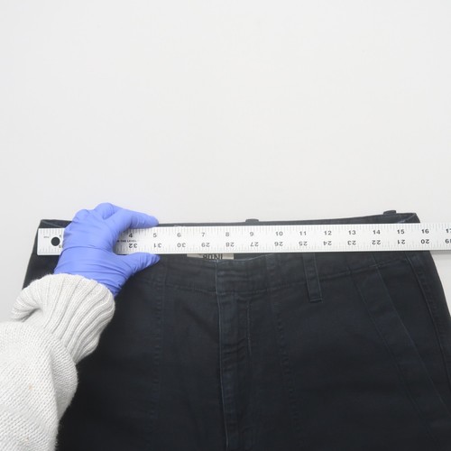 Nili Lotan Luna Linen Blend Pants Size 6 Black Drop Crotch Baggy Trousers - Picture 9 of 10