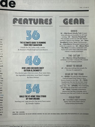 3 Lot Runners World Magazine Nov Dec 22 Jan Feb May June 23 Marathon Training !! - Picture 3 of 24