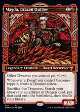 Magda, Brazen Outlaw (Showcase) -Foil Light Play MTG Kaldheim