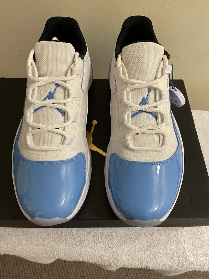 Air Jordan 11 CMFT 低白色/大学蓝色-黑色 尺寸 10.5 全新 — 第 4/4 张图片