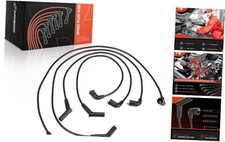 Set of 4 Ignition Spark Plug Wires for Mazda RX-7 1986-1991 R2