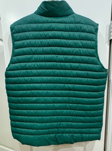 New York Jets NFL Green Puffer Vest Mens Size X-Large Quilted Nylon - Excellent - Picture 2 of 5