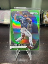 2020 Panini Prizm - Marco Gonzales #45 Lime Green Prizm 006/125