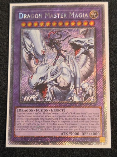 Dragon Master Magia (Platinum Secret Rare) RA04-EN055 NM