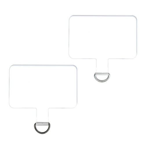 10Pcs Transparent Flexible Phone Lanyard Card Mobile Phone Tether Tabs Patches - Photo 3 sur 9