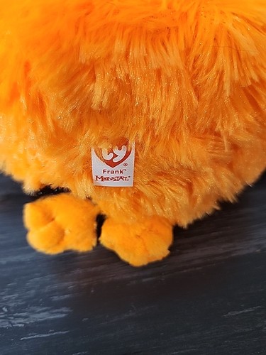 Peluche giocattolo TY Monstaz Beanie Baby Frank 5" senza suono Halloween  - Foto 6 di 7