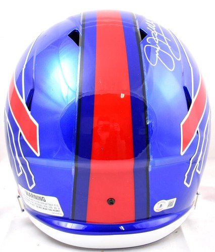Jim Kelly Autographed Buffalo Bills F/S Flash Speed Helmet-Beckett W Hologram - Picture 3 of 5