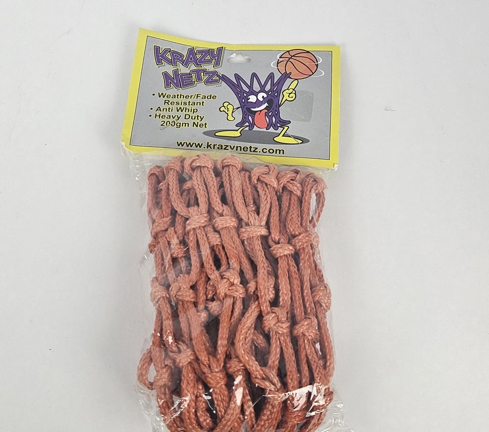 Red de aros de baloncesto Krazy Netz resistente a la intemperie resistente a la intemperie - NARANJA QUEMADO Foto 2 de 4