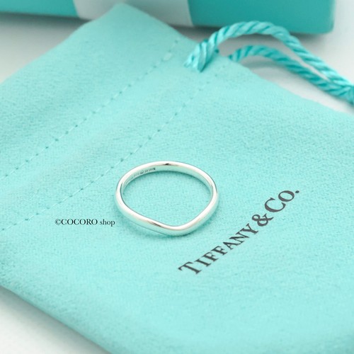 Tiffany & Co. Elsa Peretti Curved Ring Size 5.25 Sterling Silver 925 w/Pouch - Picture 2 of 11