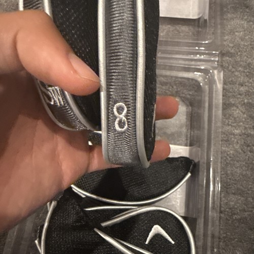 Fundas para la cabeza de hierro premium Callaway Golf 9 cubiertas 4-PW, SW, X negro gris - Imagen 9 de 12