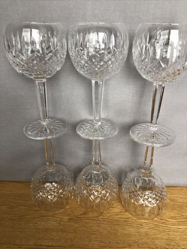 6 Waterford Ballybay Ballonschliff Kristall Weingläser 7" hoch - atemberaubend! Selten - Bild 4 von 12