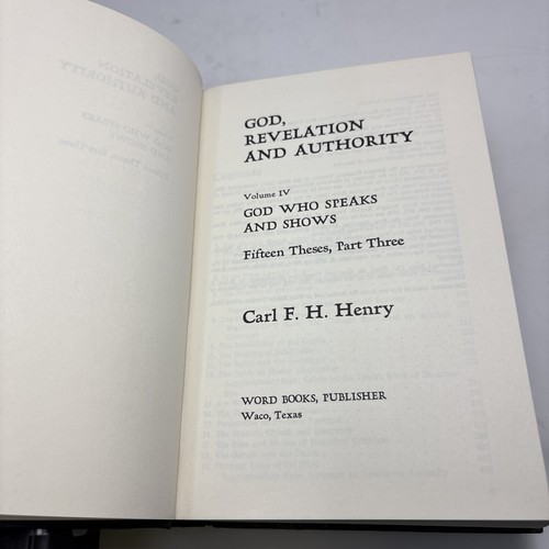 God, Revelation, and Authority (Vol 1, 3, 4, 5, 6) Carl F.H. Henry Hardback - Picture 21 of 23