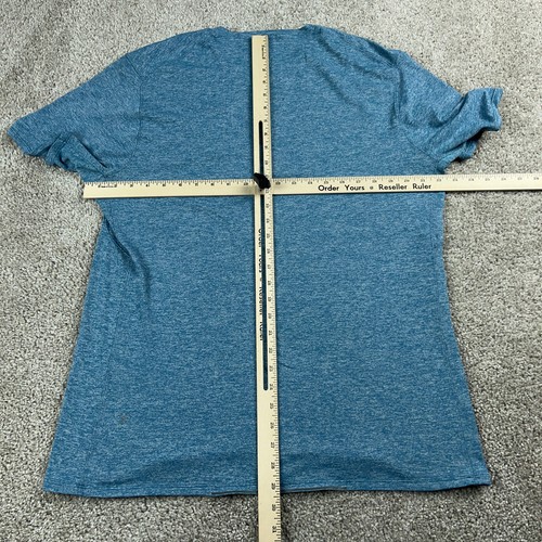 Lululemon Shirt Mens Extra Large Blue Running Training Performance Stretch Gym - Picture 5 of 8