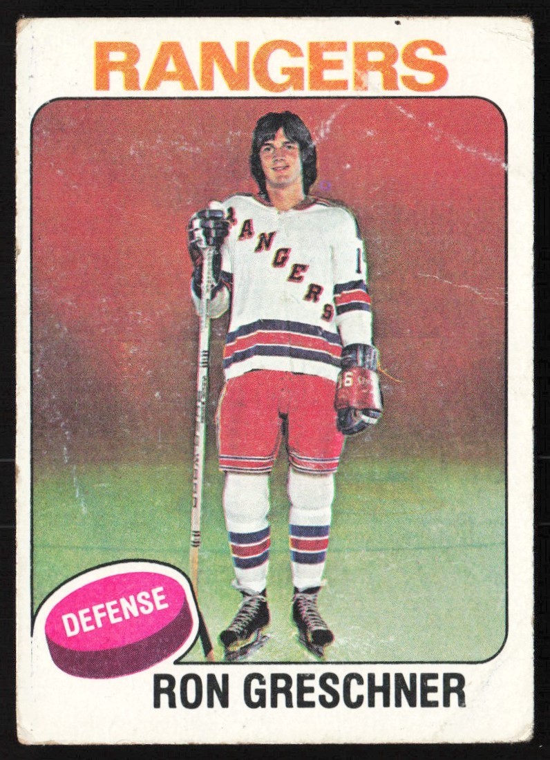 1975-76 Topps Ron Greschner RC New York Rangers #146
