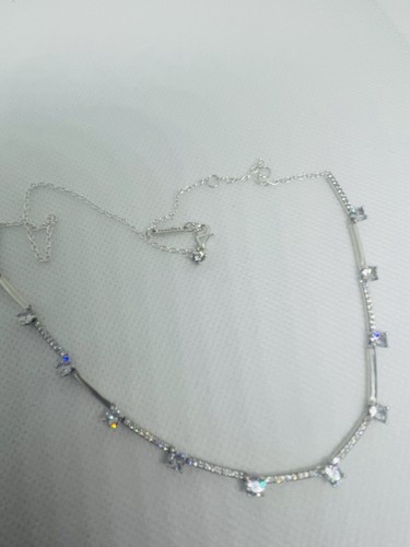 Pandora , Sparkling Pave Collier Bars Necklace - Picture 2 of 6