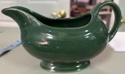 Fiestaware Fiesta Green Gravy Boat Sauce Made in USA Forrest Green
