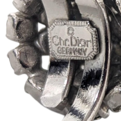 Christian Dior Vintage Stone Ring Size 9 Metal Jewelry - Picture 10 of 14