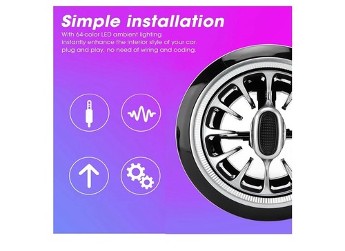 Kit 6 Luci LED Turbo Colorate per Bocchette Aria Mercedes E W213 C238 2017-2021 - Foto 8 di 9