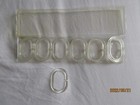 Set of 12 Shower Curtain Rail hooks/rings