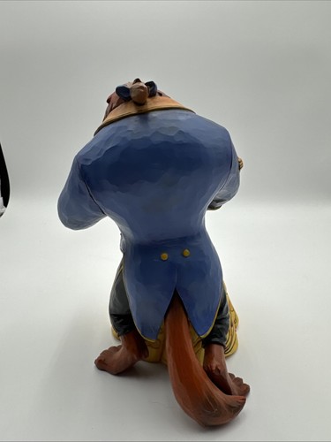 Statua statuina Disney La Bella e la Bestia 9" vetrina collezione valzer chiaro di luna - Foto 4 di 9