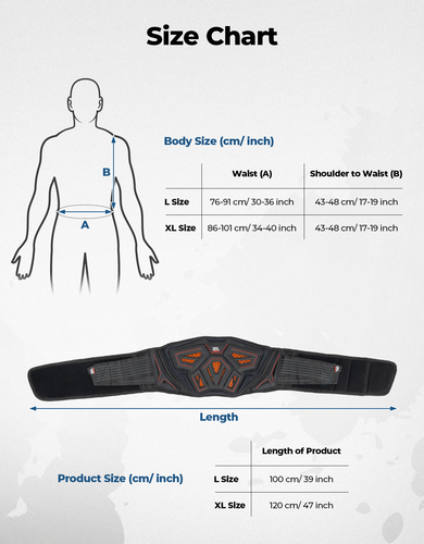 KEMIMOTO Motorcycle Kidney Belt Lightweight&Breathable Belt for Riding Motocross - Picture 9 of 17