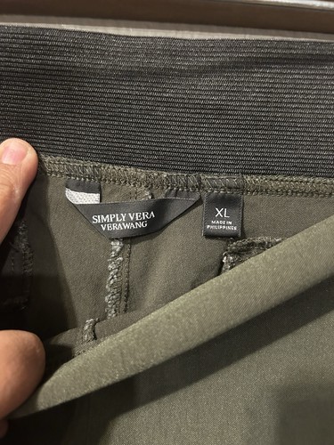 Simply Vera Vera Wang Hose Damen XL olivgrün Stretch Skinny Pull On (588) - Bild 3 von 5