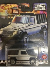 Neumáticos de piloto real 1:64 Mercedes-Benz Clase G 1991 Hot Wheels Premium Boulevard