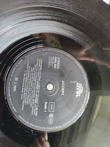 ACCEPT Self-titled 1980 Passport Orig. 1'st Press GERMANY Heavy Metal LP Album - Imagen 14 de 17