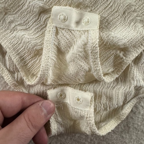 Body Curvy Sense para mujer 1X crema elástico texturizado acanalado manga larga cómodo - Imagen 4 de 7