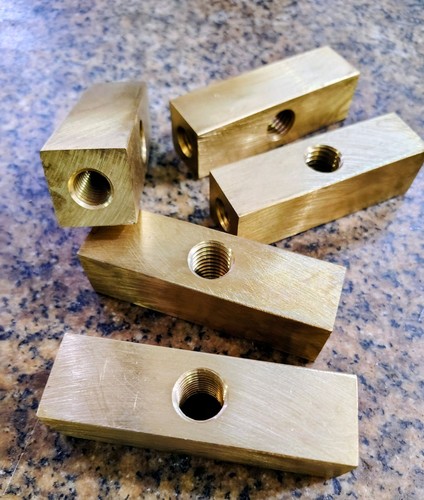 🗽 WERKZEUGMACHER GEBAUT MESSING AUFSTELLBLÖCKE 1 X 1 X 3,5 SET 5 MASCHINIST/WERKZEUGMACHER  - Bild 2 von 6