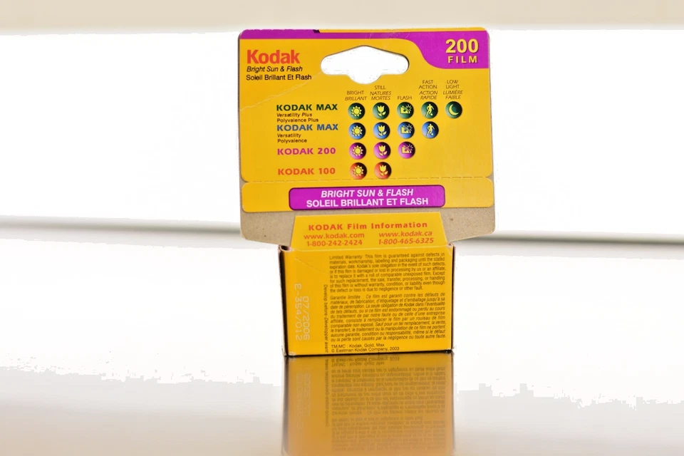 Roll Kodak Bright Sun & Flash 200 Film 35 mm 24 Exposures NIB sealed - Image 3 of 4