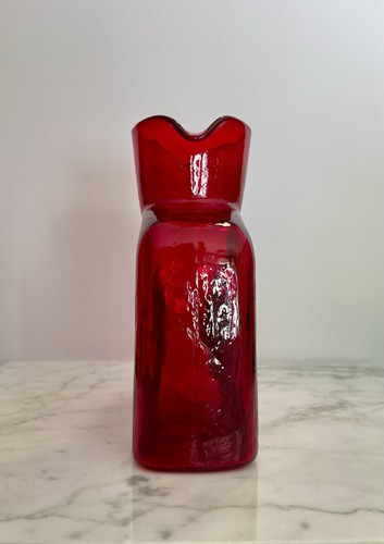 Blenko Helios Series FIRST QUALITY SPECIAL EDITION ECLIPSE 384 Water Bottle - Picture 3 of 10