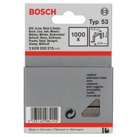 1000Er Multipack Bosch Accessories 2609200215 Feindrahtklammern Typ 53 1000 St.