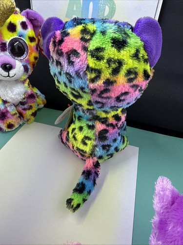 Menge 5 Ty Beanie Boos Regenbogenpudel, Rosette, Julia, Dotty, Giselle je 9 Zoll - Bild 9 von 20