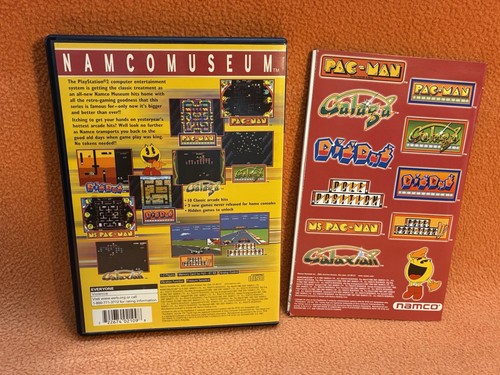 Namco Museum Sony PlayStation 2 PS2 Black Label REG Karte getestet komplett! - Bild 3 von 4