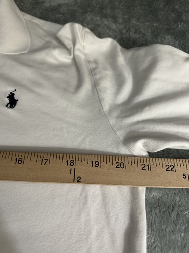 Polo Golf Ralph Lauren Camisa Para Hombres Pequeña Blanca Manga Larga Calce Profesional Pullover Polo - Imagen 11 de 13