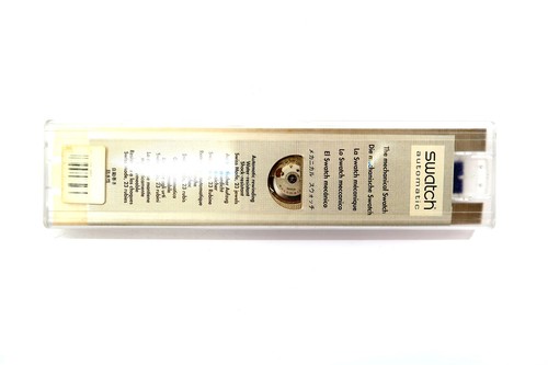 NEW Swatch Automatic Watch HIDDEN VIEW SAK117 Circa 1995 w/ Case & Papers WORKS - Picture 12 of 12