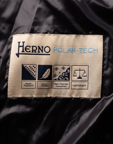 RRP€1120 HERNO POLAR-TECH Down Quilted Jacket IT50 US14 UK18 XXL Water Repellent - Picture 7 of 7